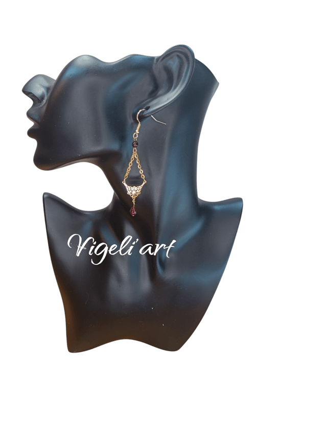 boucles d'oreilles noeud de sorcière 