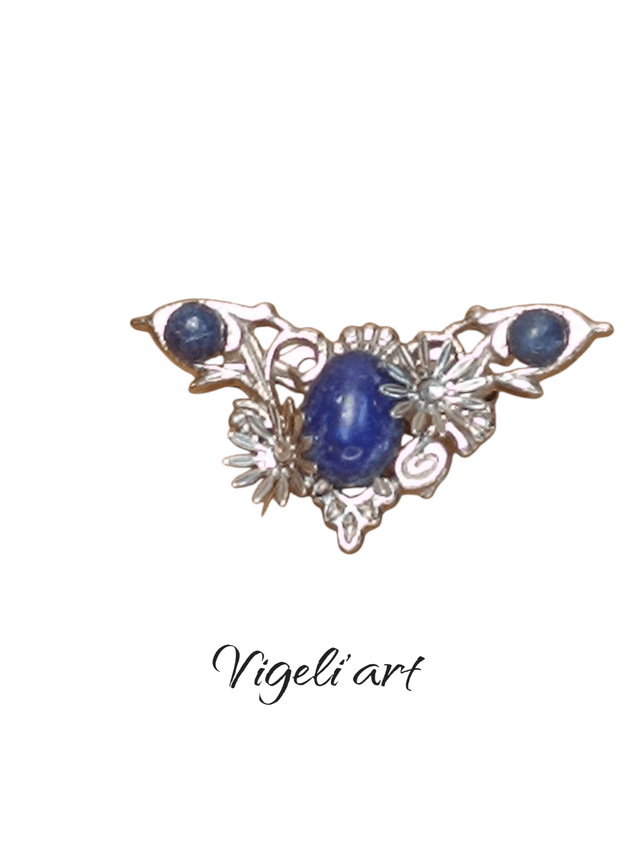 Broche de col pierre aventurine 