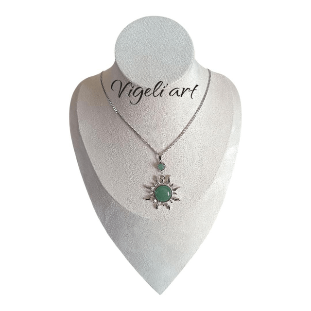 Collier soleil aventurine 