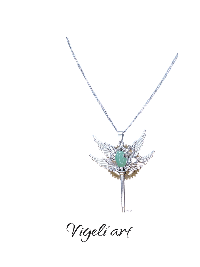Colliers clé aventurine 